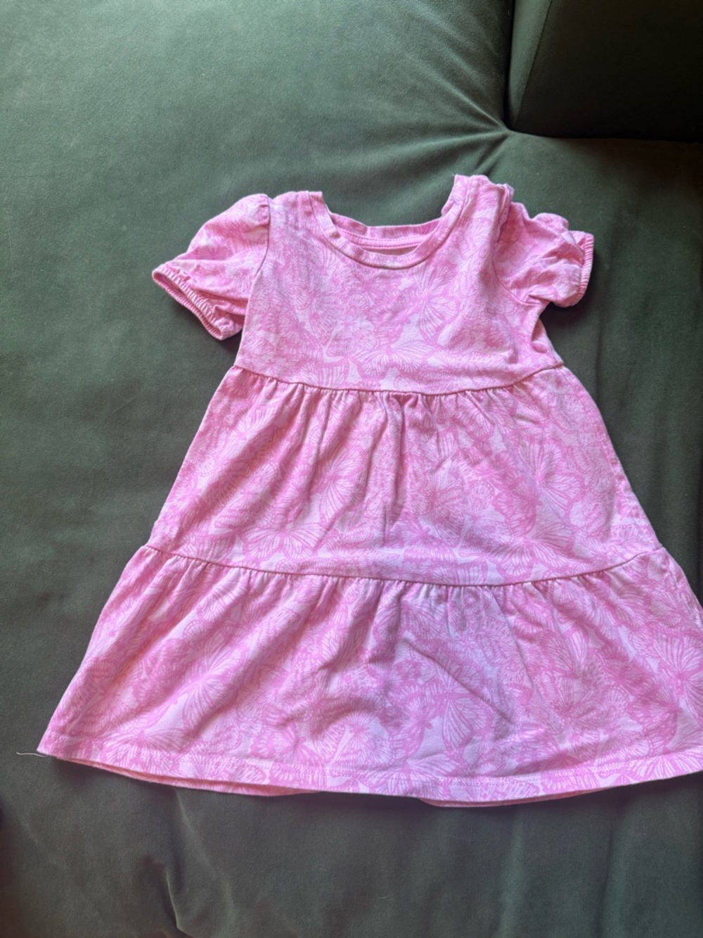 GAP Kids Pink Tie-Dye Tank Top